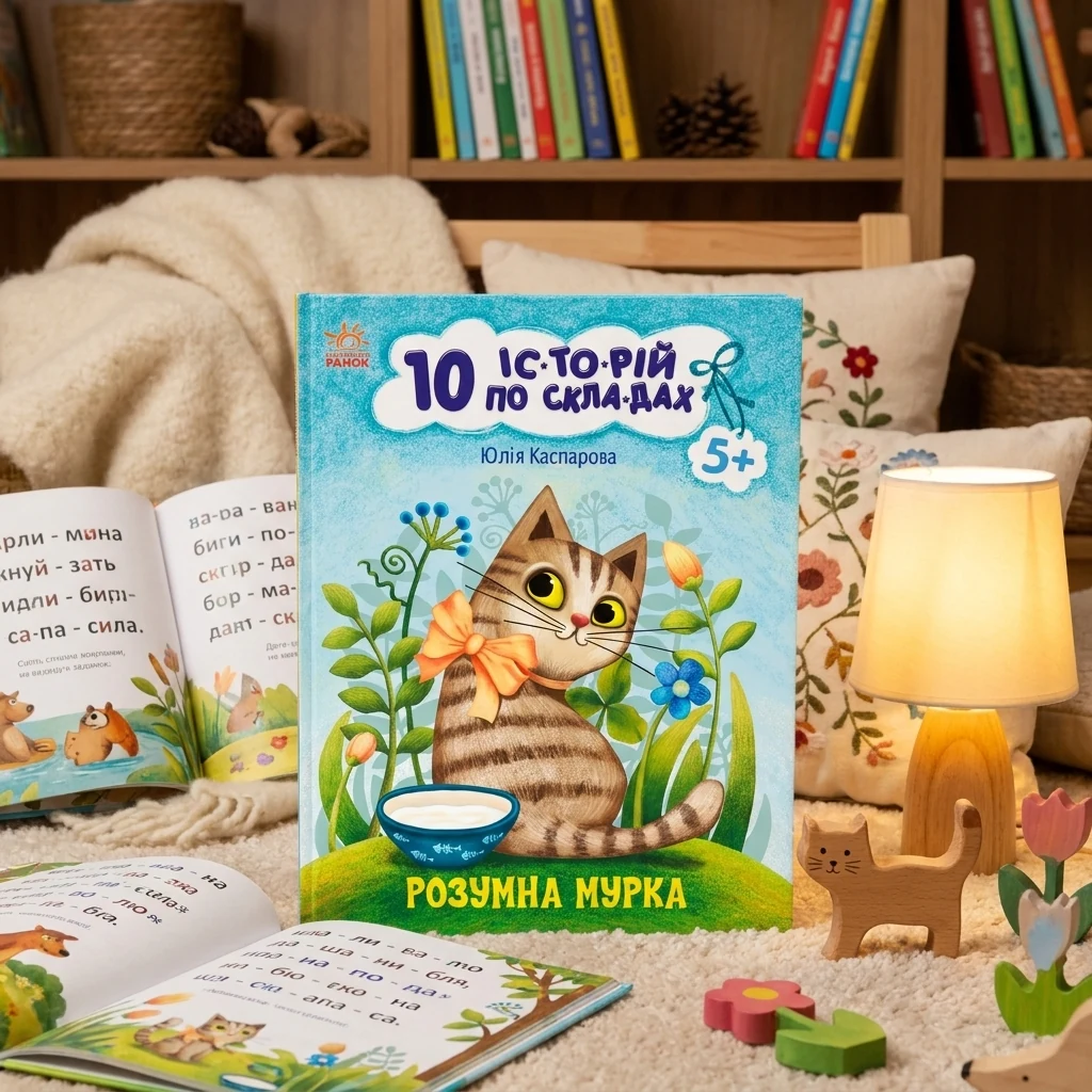 10 історій по складах. Розумна Мурка. Ранок