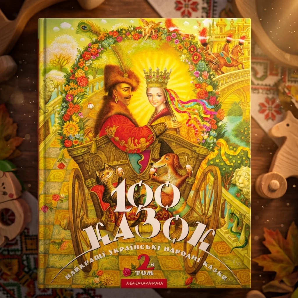 100 казок. Найкращі українські народні казки. Том 2 . А-БА-БА-ГА-ЛА-МА-ГА