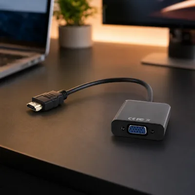 Адаптер Cablexpert (A-HDMI-VGA-03) HDMI - VGA, 3.5 mm аудио, 0.15м