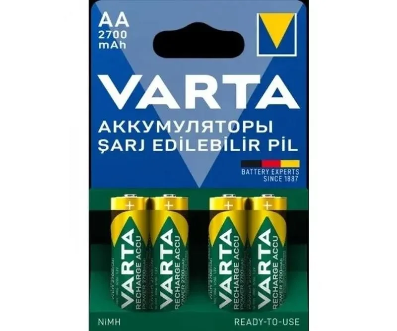 Акумулятор Varta HR06 (2700 mAh) (уп 4шт) — фото 2
