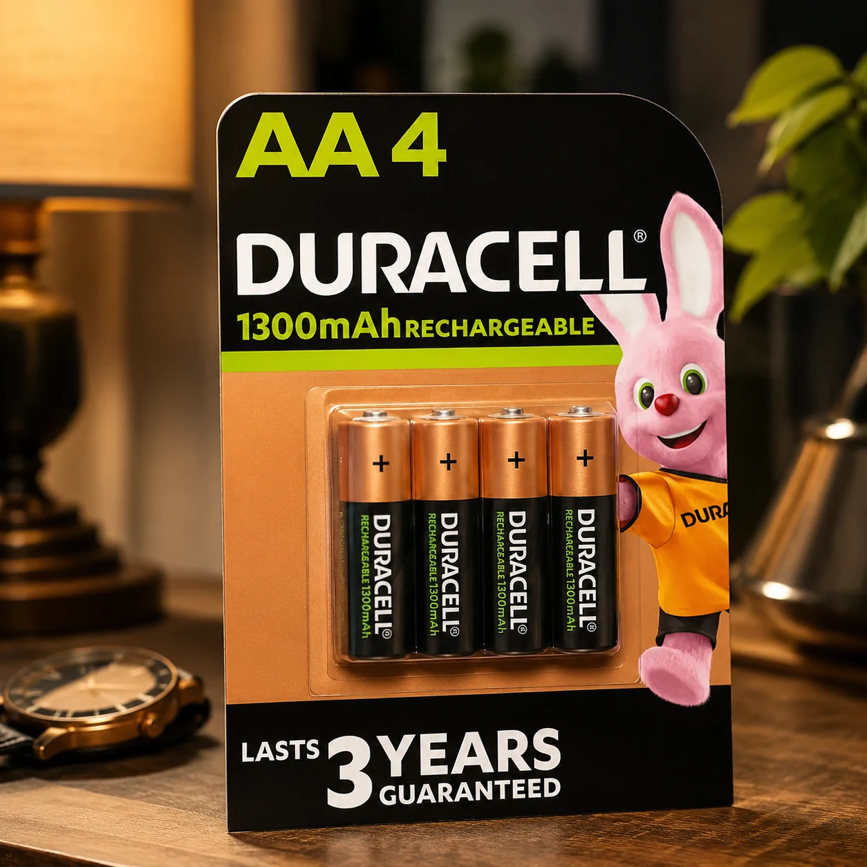 Акумулятор Duracell AA HR6 1300mAh * 4 (5007324) — Батарейки, годинники, лампи