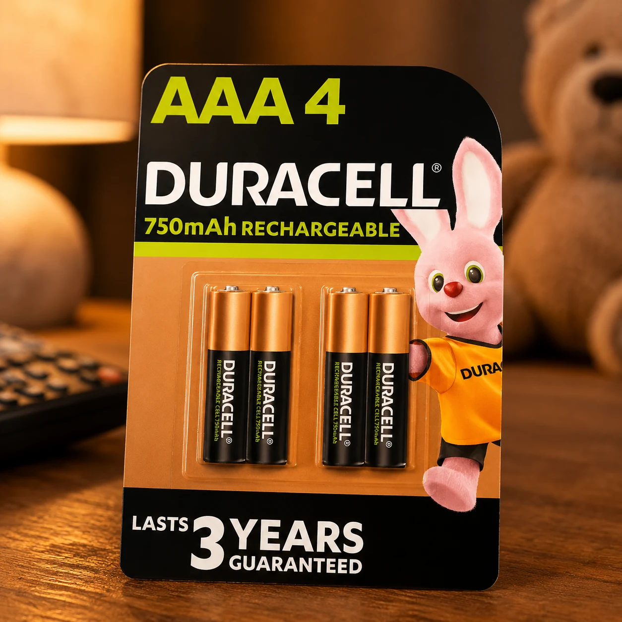 Акумулятор Duracell AAA HR03 750mAh * 4 (5007331) — Батарейки, годинники, лампи