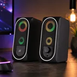 Акустична система 2E PCS234 RGB, 2.0, USB, Black — фото 1