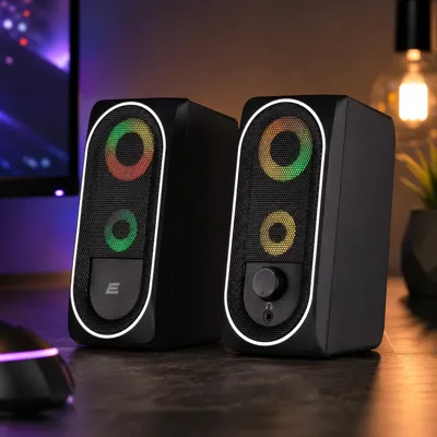 Акустична система 2E PCS234 RGB, 2.0, USB, Black
