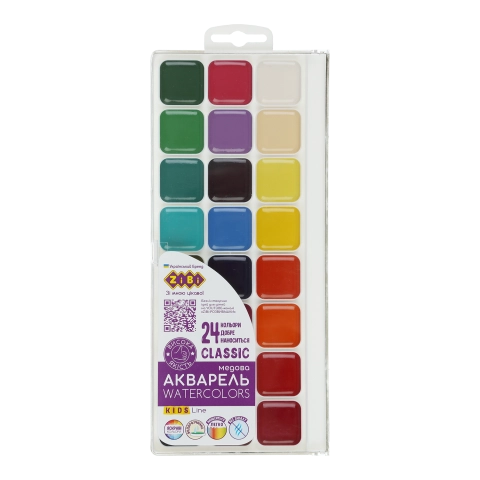 Акварель CLASSIC 24 кольора ZiBi ZB.6587 — фото 3