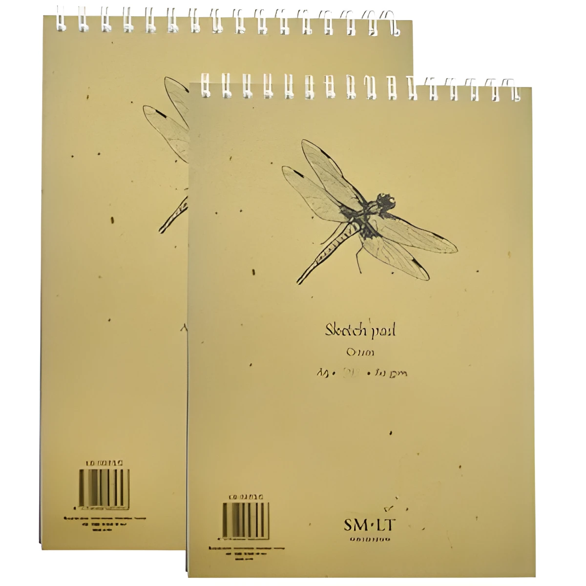 Альбом для ескізів на спіралі AUTHENTIC А5, 80г/м2, 70л, кремовий колір, SMILTAINIS