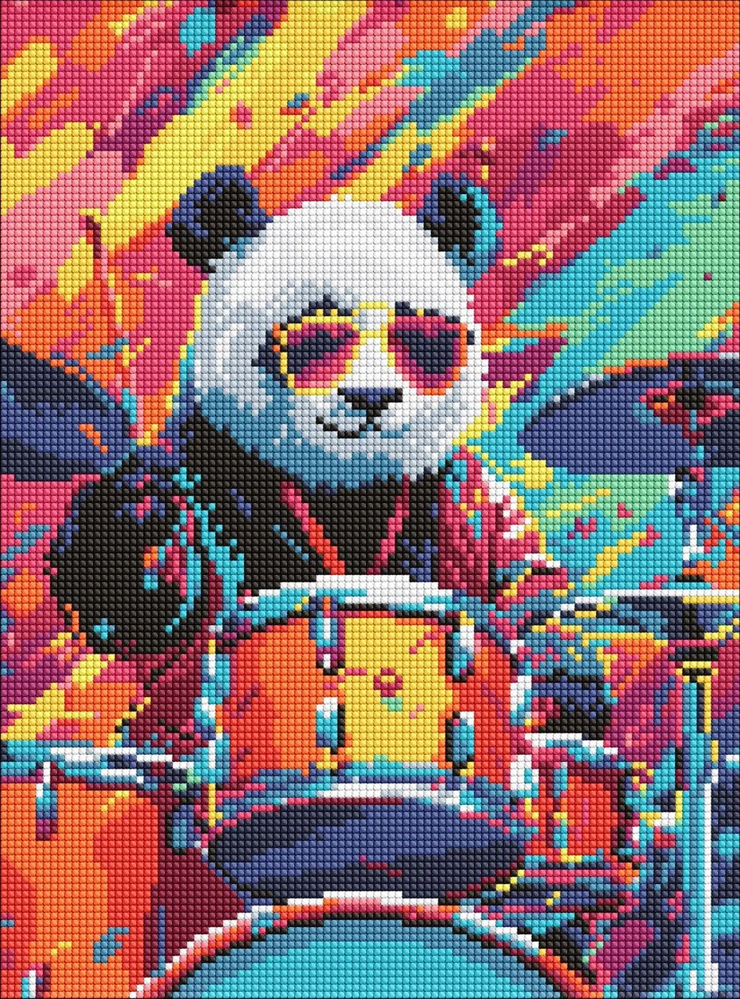 Алмазна мозаїка Ідейка на підрамнику Барабанщик 30х40см 8055