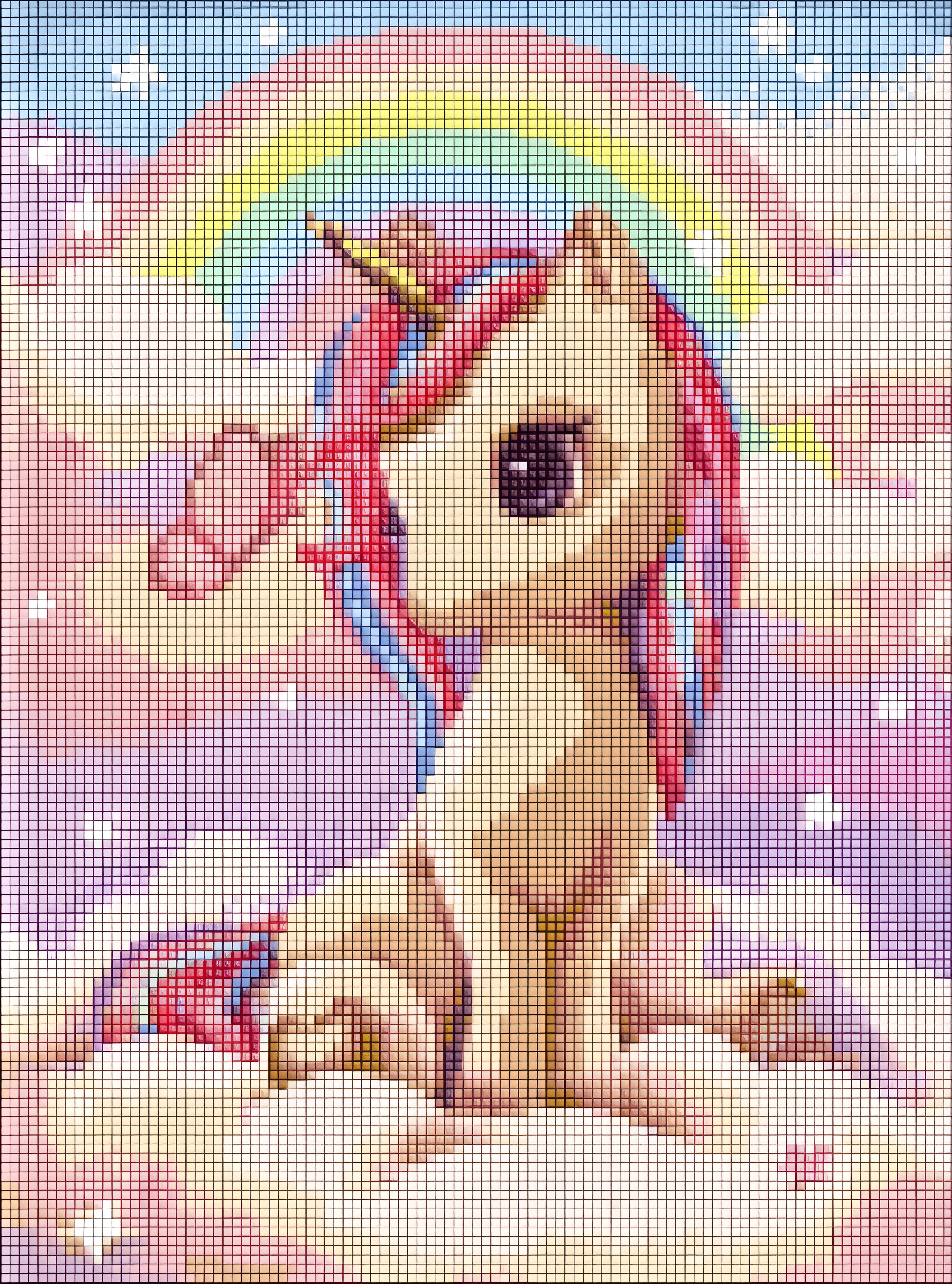 Алмазна мозаїка Ідейка Допитлива одноріжка для дітей — Хобі та декор