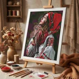 Алмазна мозаїка Ідейка Квіти-зорі 40×50см — фото 1