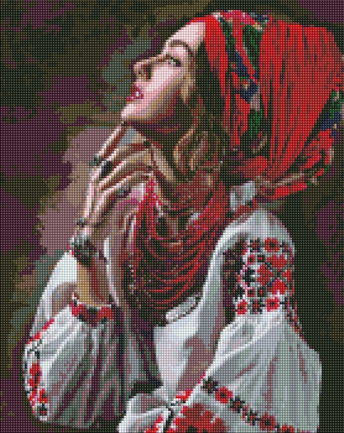 Алмазна мозаїка Ідейка на підрамнику Квіти-зорі 40х50см 7352