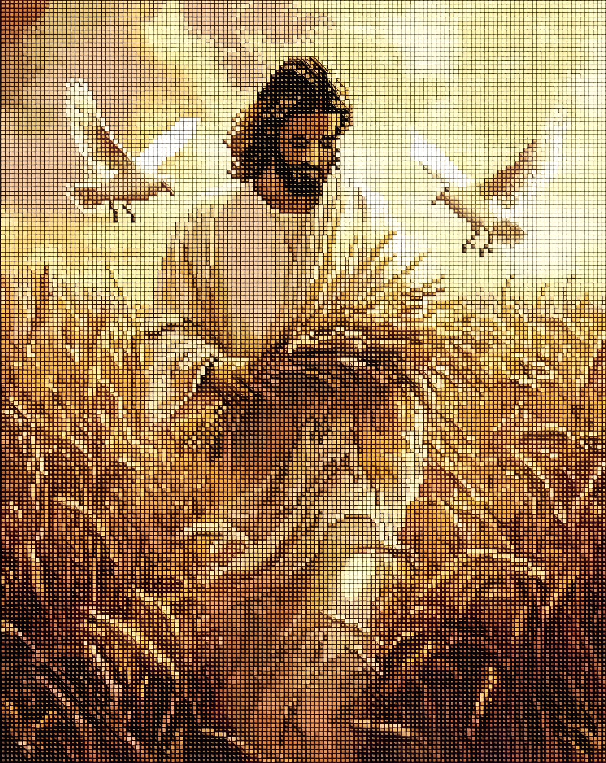 Алмазна мозаїка Ідейка на підрамнику Жнива віри 40х50см 8204