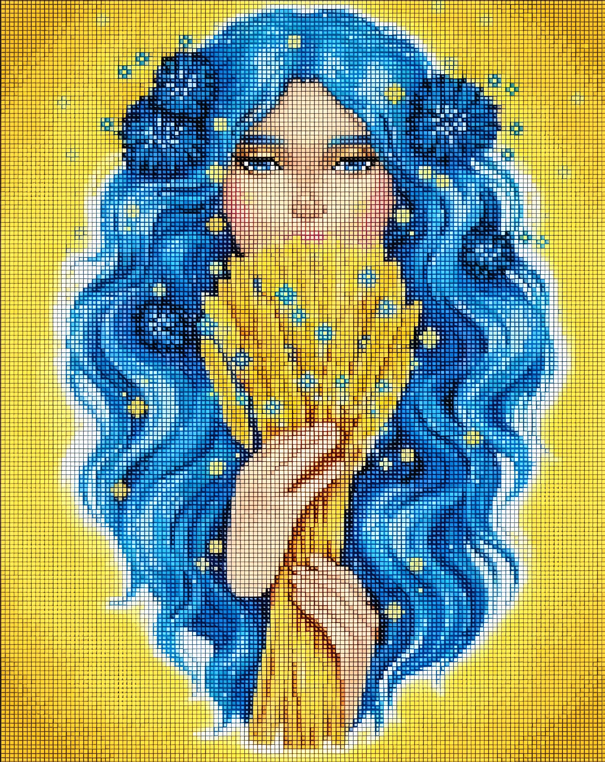 Алмазна мозаїка Ідейка на підрамнику Золото України з АВ стразами 40х50см 7692