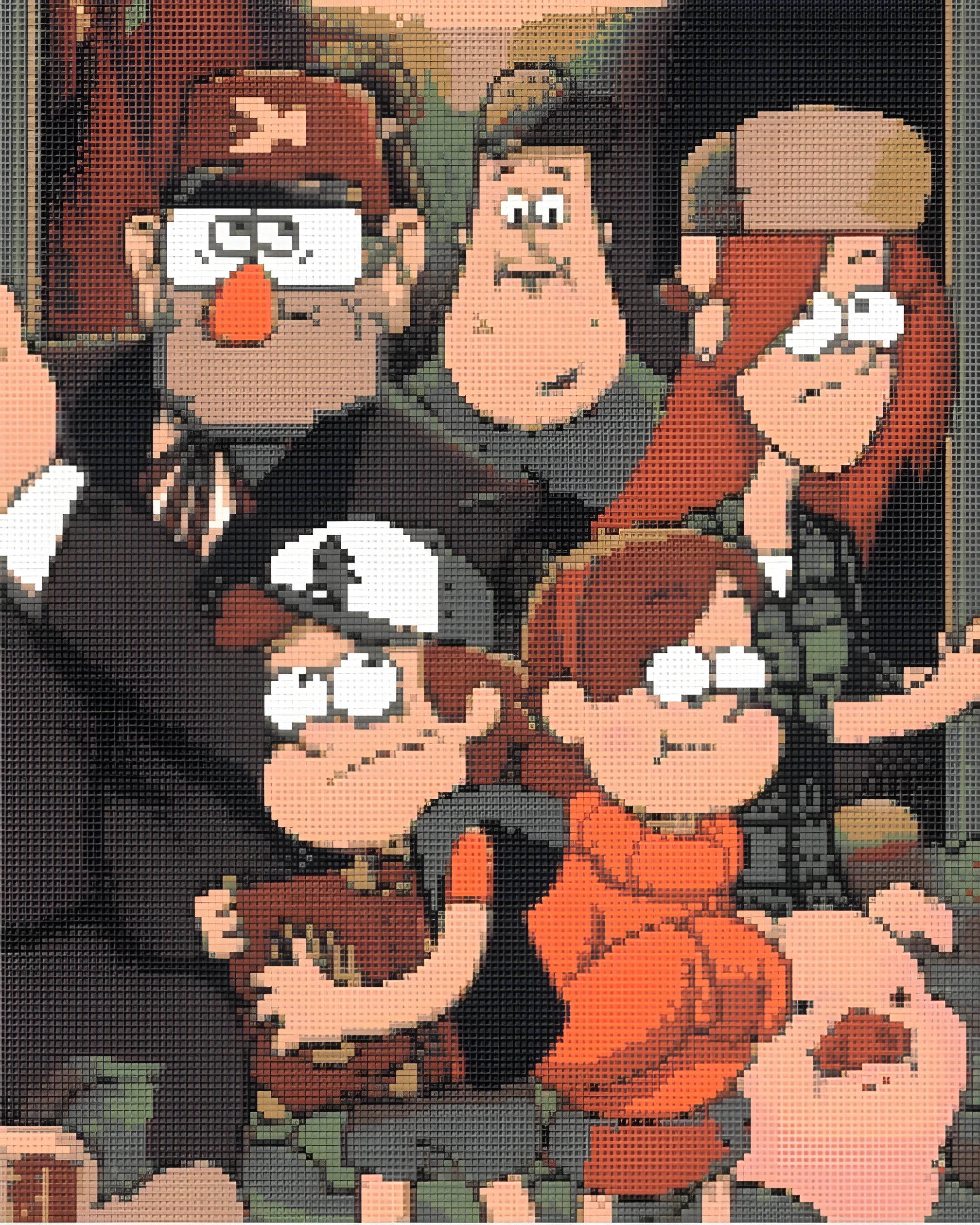 Алмазна мозаїка Origami UA Герої кіно Гравіті Фолз 40х50 см OD