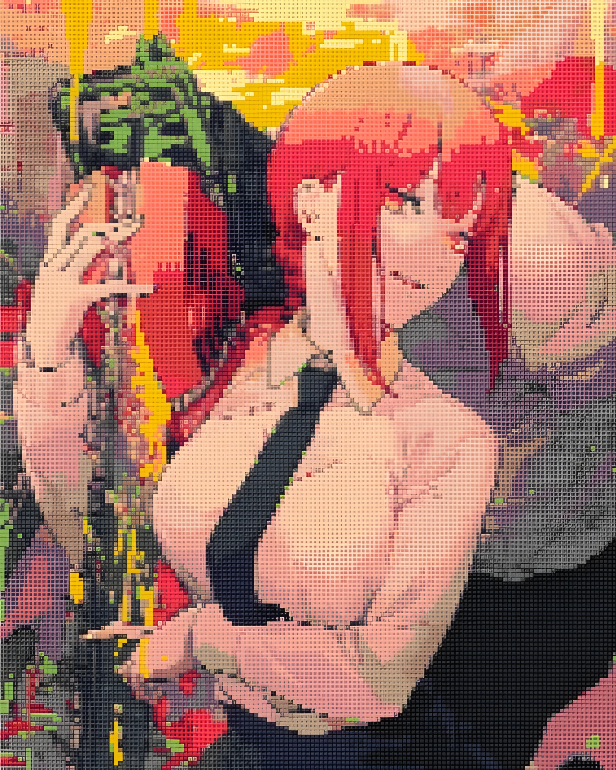 Алмазна мозаїка Origami UA Людина бензопила Макіма 40х50 см OD