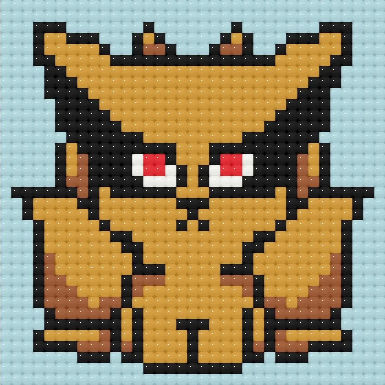 Алмазна мозаїка Origami UA міні Курама Наруто 10х10 см ODM 0135