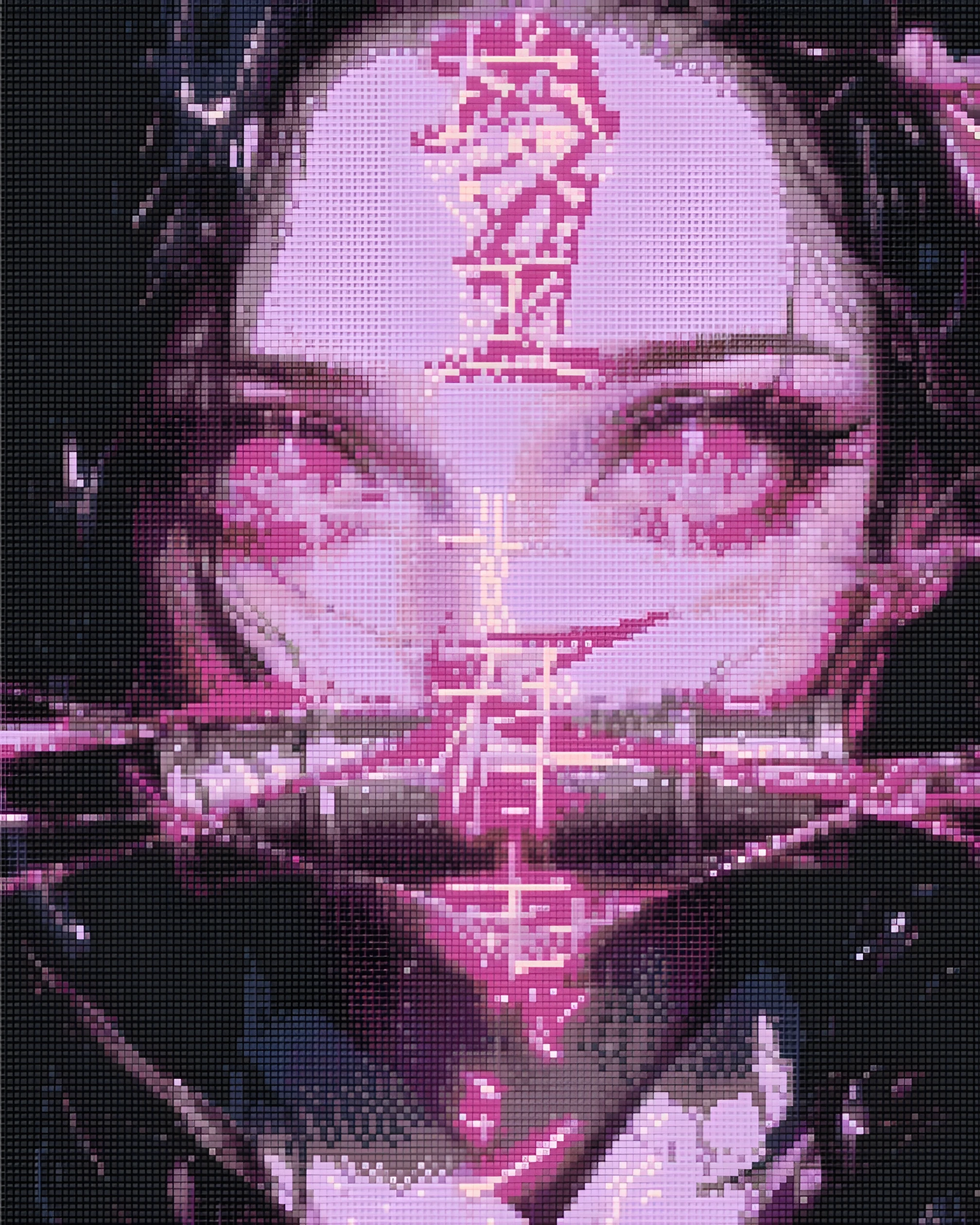 Алмазна мозаїка Незуко Камадо 40х50 см — Хобі та декор