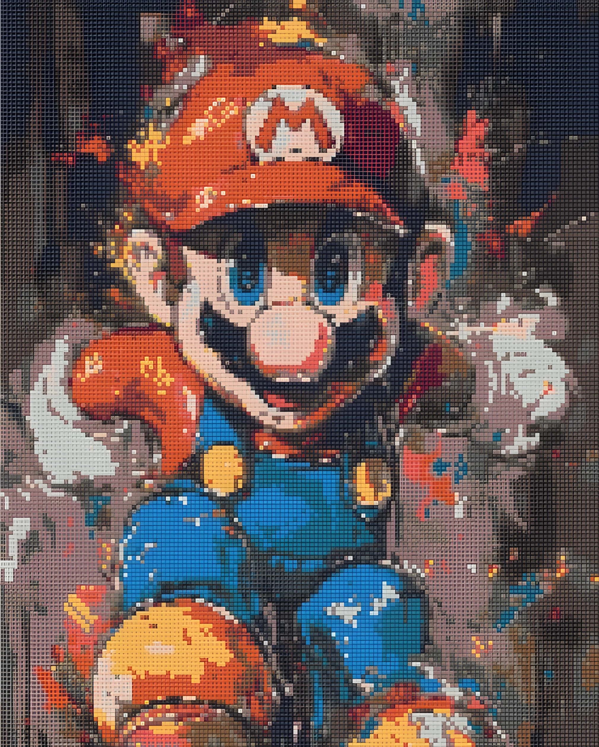 Алмазна мозаїка Origami UA Супер Маріо 40х50 см