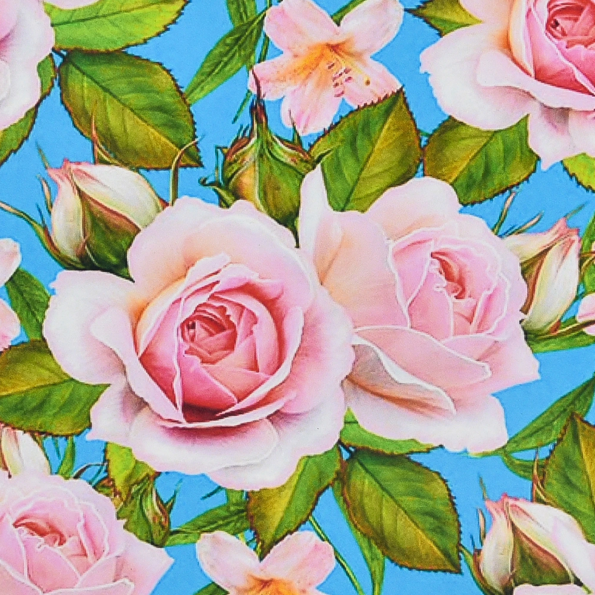 Алмазна мозаїка Strateg Рожеві пелюстки 30х30 см — Хобі та декор