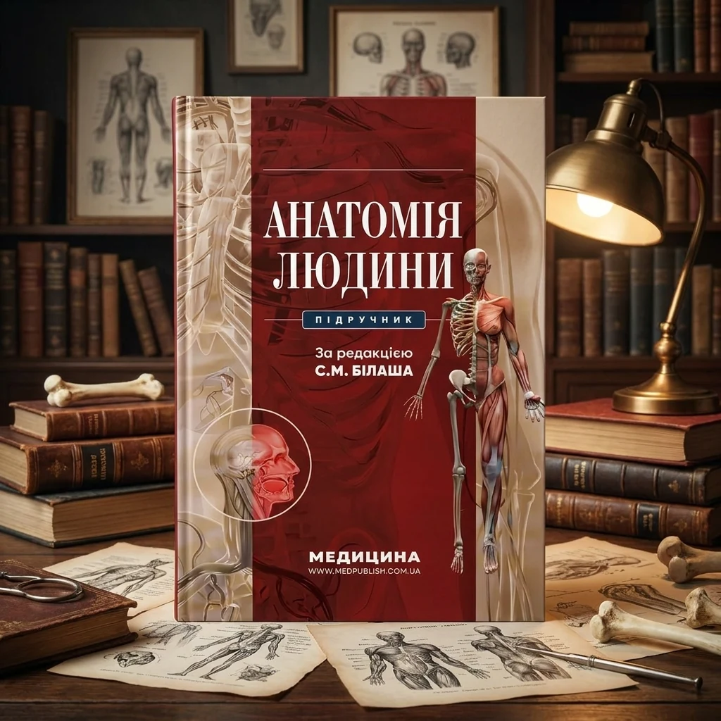 Анатомія людини.Підручник.Білаш С. Медицина