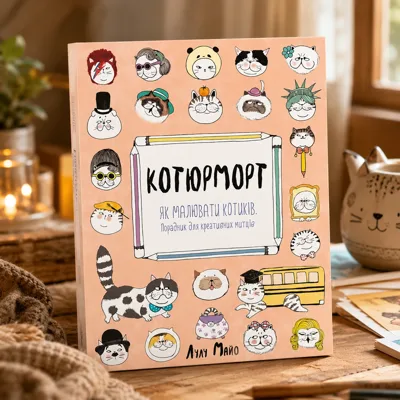 АНТИСТРЕС Котюрморт. Як малювати котиків (у)
