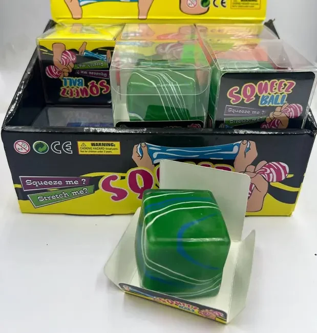 Антистрес сквіш кубик льоду "Cube Squeeze Ball" у коробці