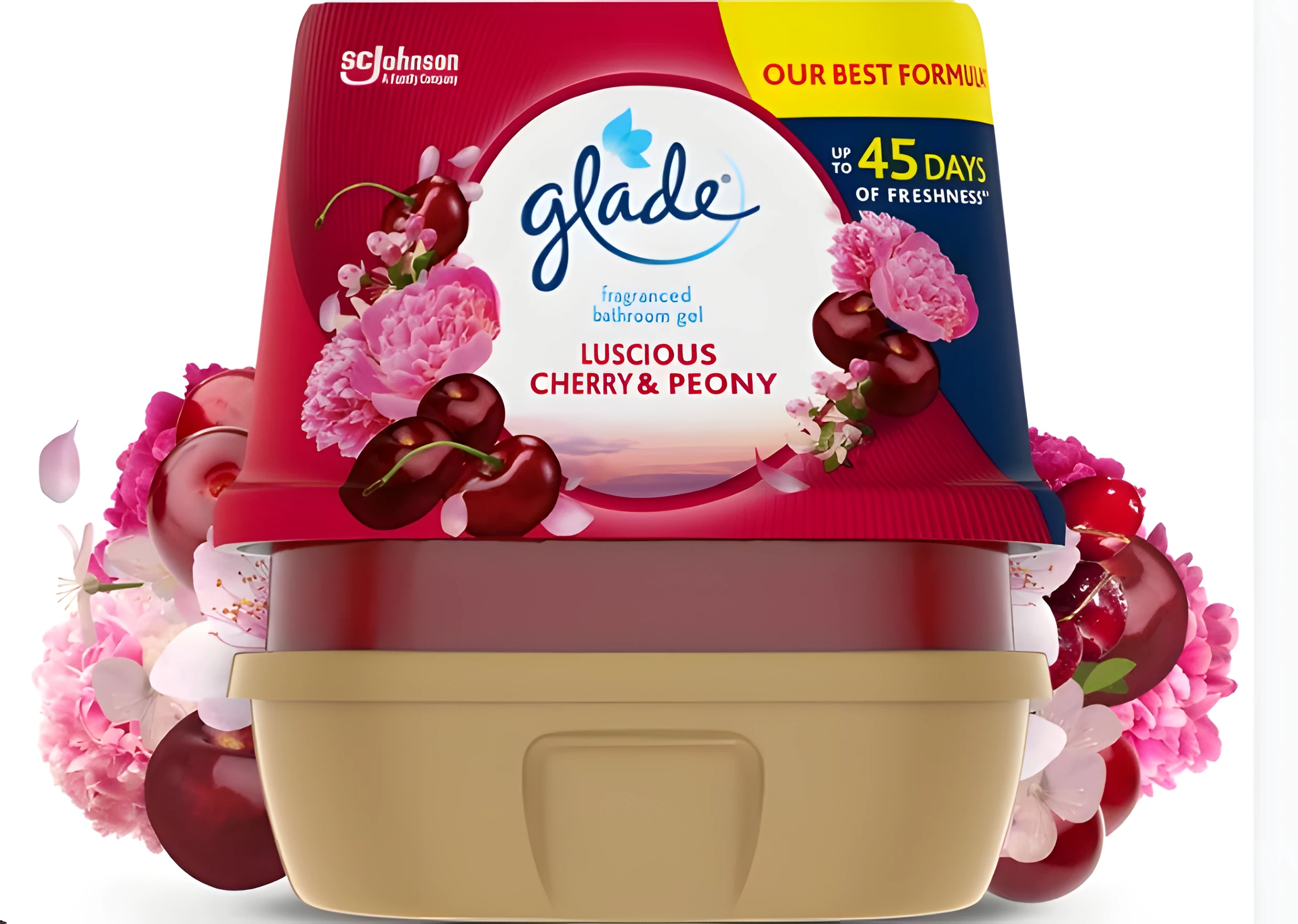 Аромагель Glade Півонія та Соковиті ягоди 180г — Побутова хімія