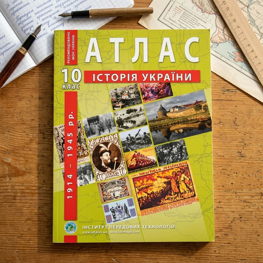 Атлас 10 клас Історія України (ІПТ)