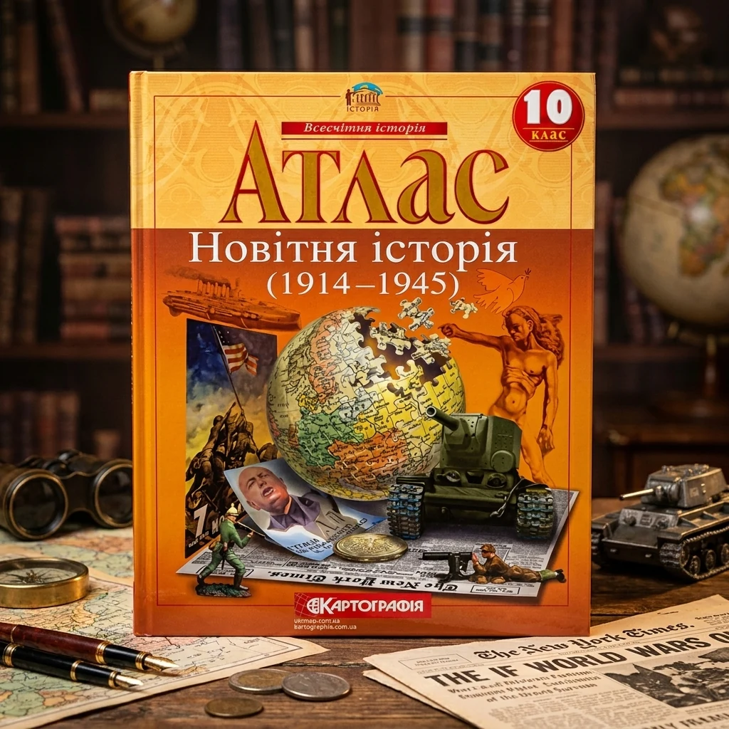 Атлас 10 клас "Новітня історія", Картографія