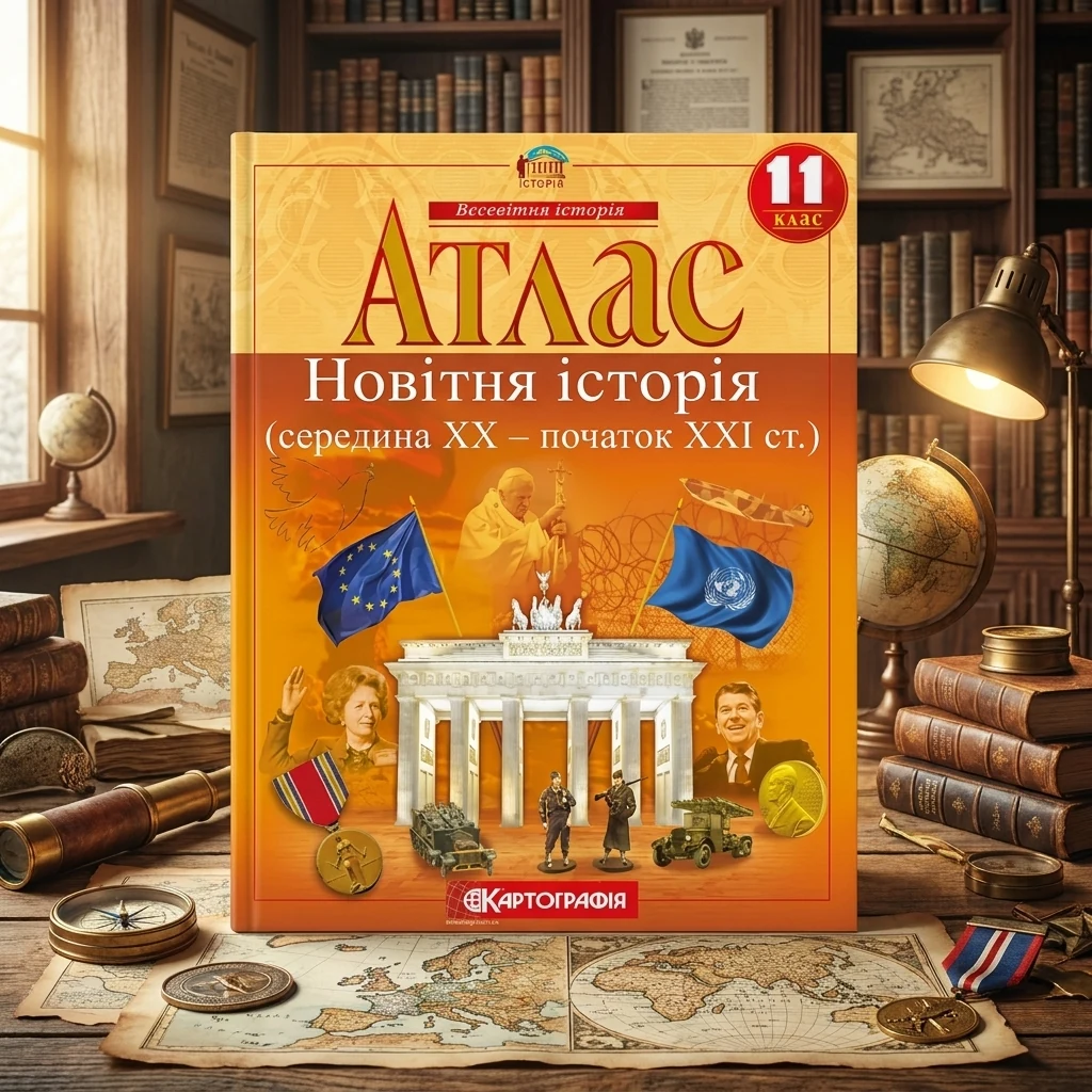 Атлас 11 клас "Новітня історія", Картографія