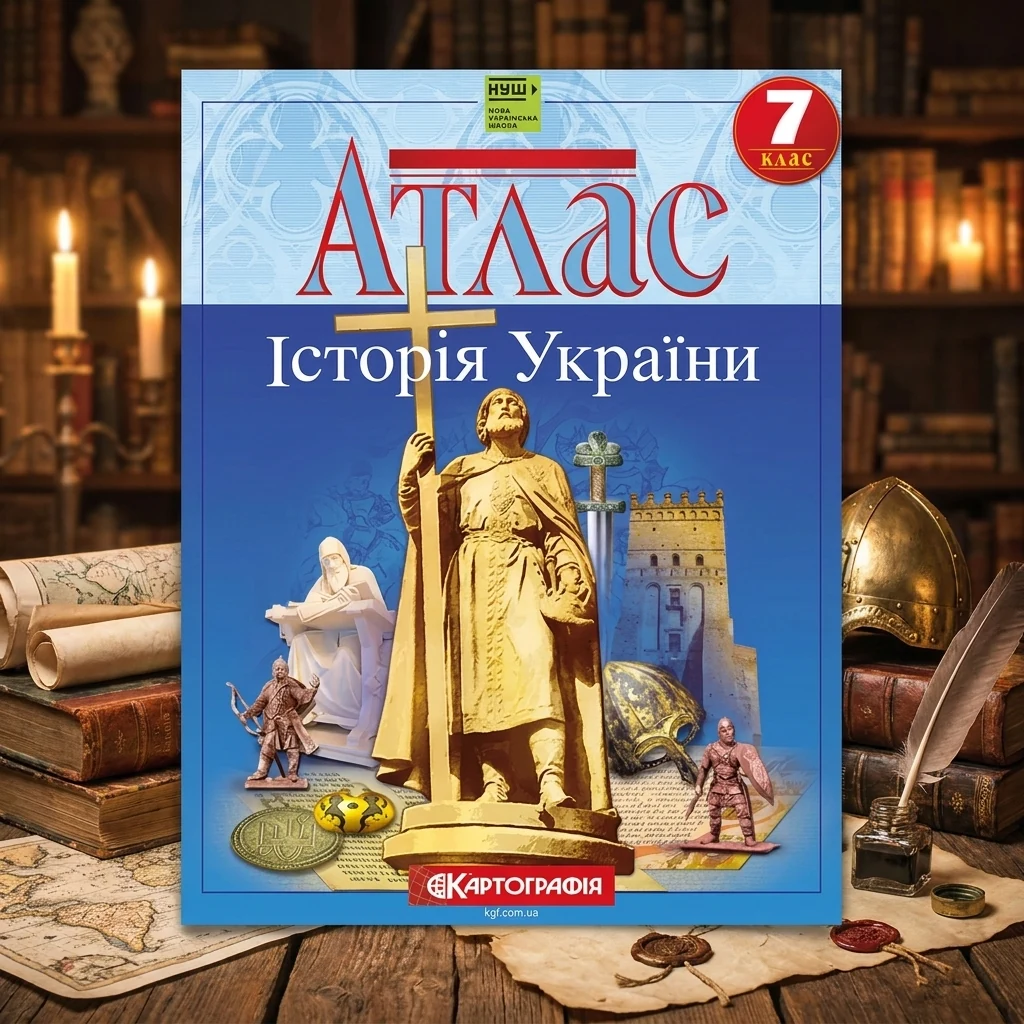 Атлас 7 клас "Історія України", Картографія