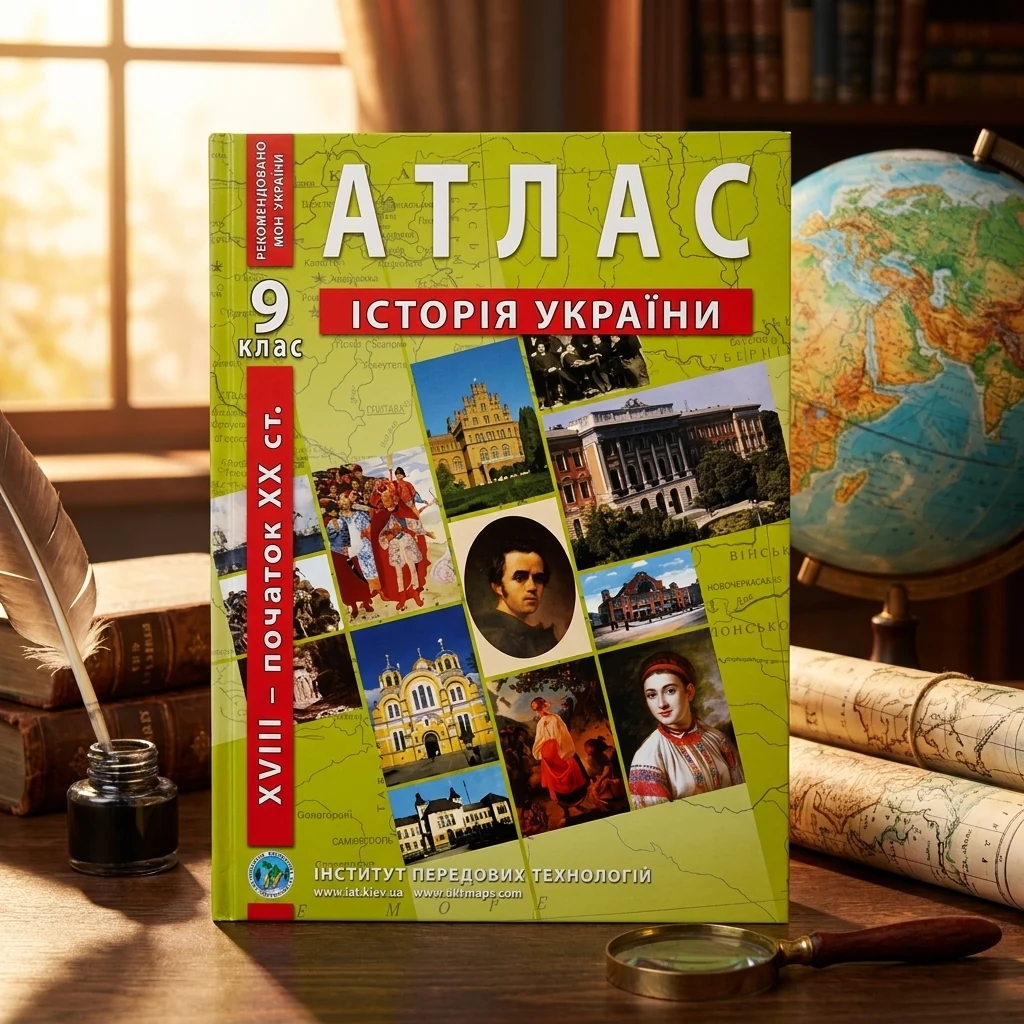 Атлас 9 клас Історія України (ІПТ)