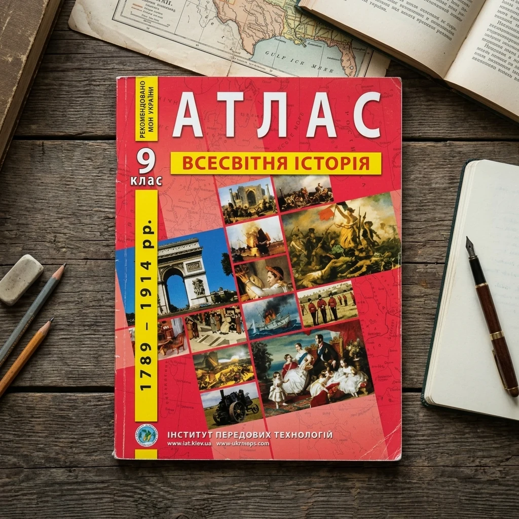 Атлас 9 клас Всесвітня Історія (ІПТ)