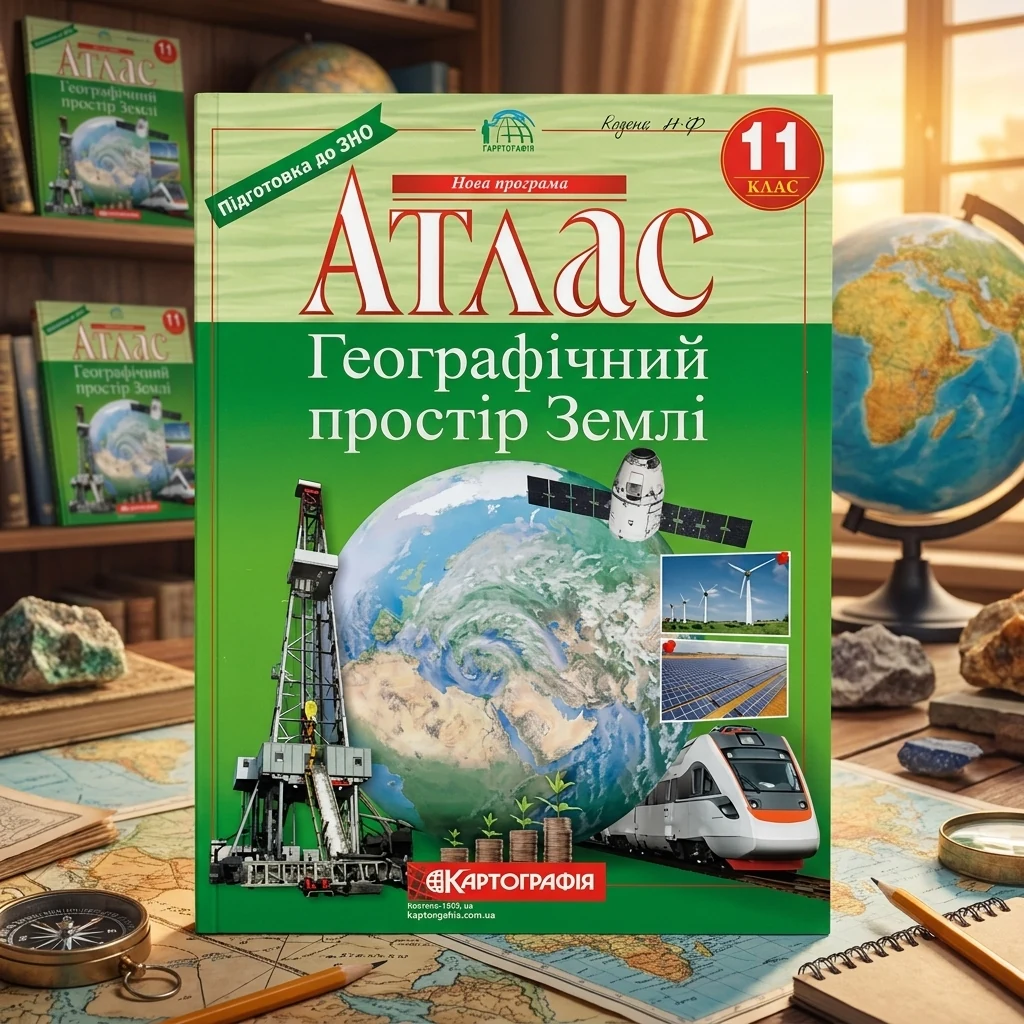 Атлас "Географічний простір Землі" 11 клас, Картографія