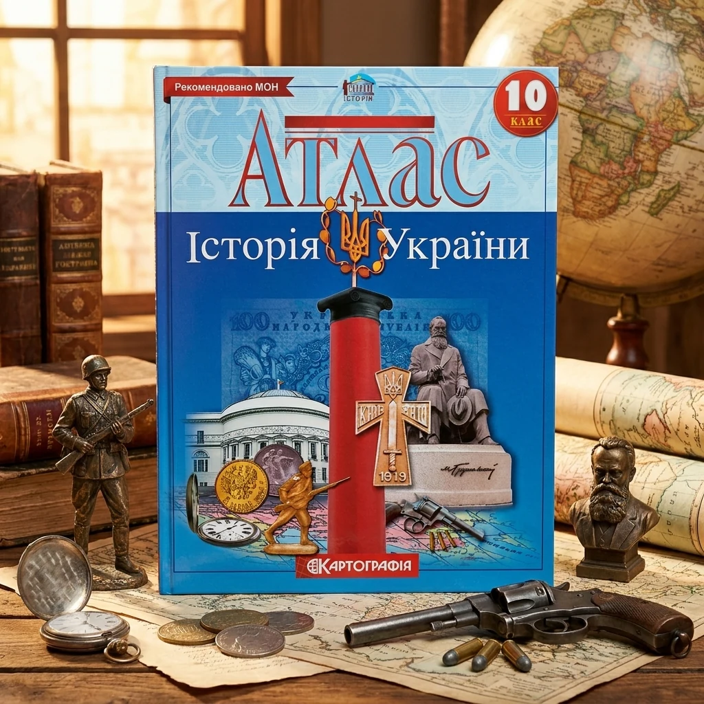 Атлас Картографія Історія України 10 кл