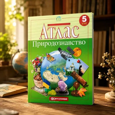 Атлас Картографія Природознавство 5-6 кл 7224