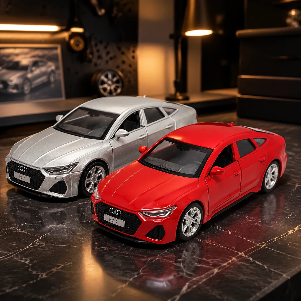 Автомодель – AUDI RS 7 SPORTBACK червоний сріблястий 250406 — 