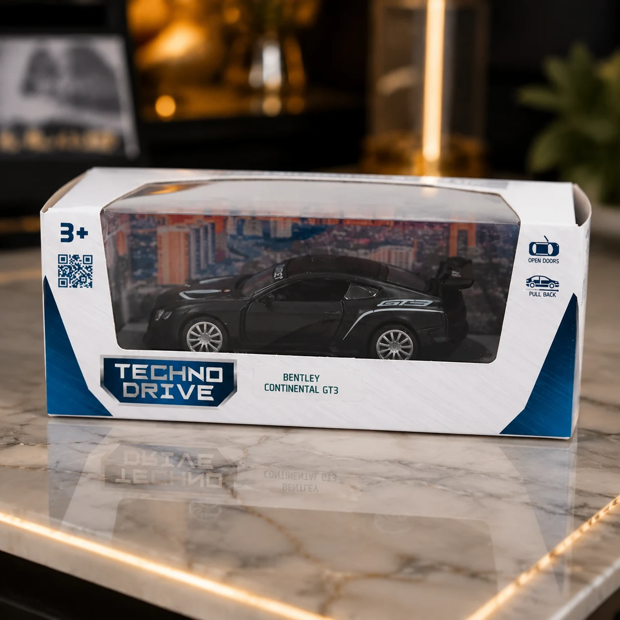 Автомодель - BENTLEY CONTINENTAL GT3матовий чорний 250259 — 