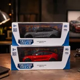 Автомодель - FORD MUSTANG MACH-E GT 2023 червоний сріблясто-сірий 250387W — фото 1