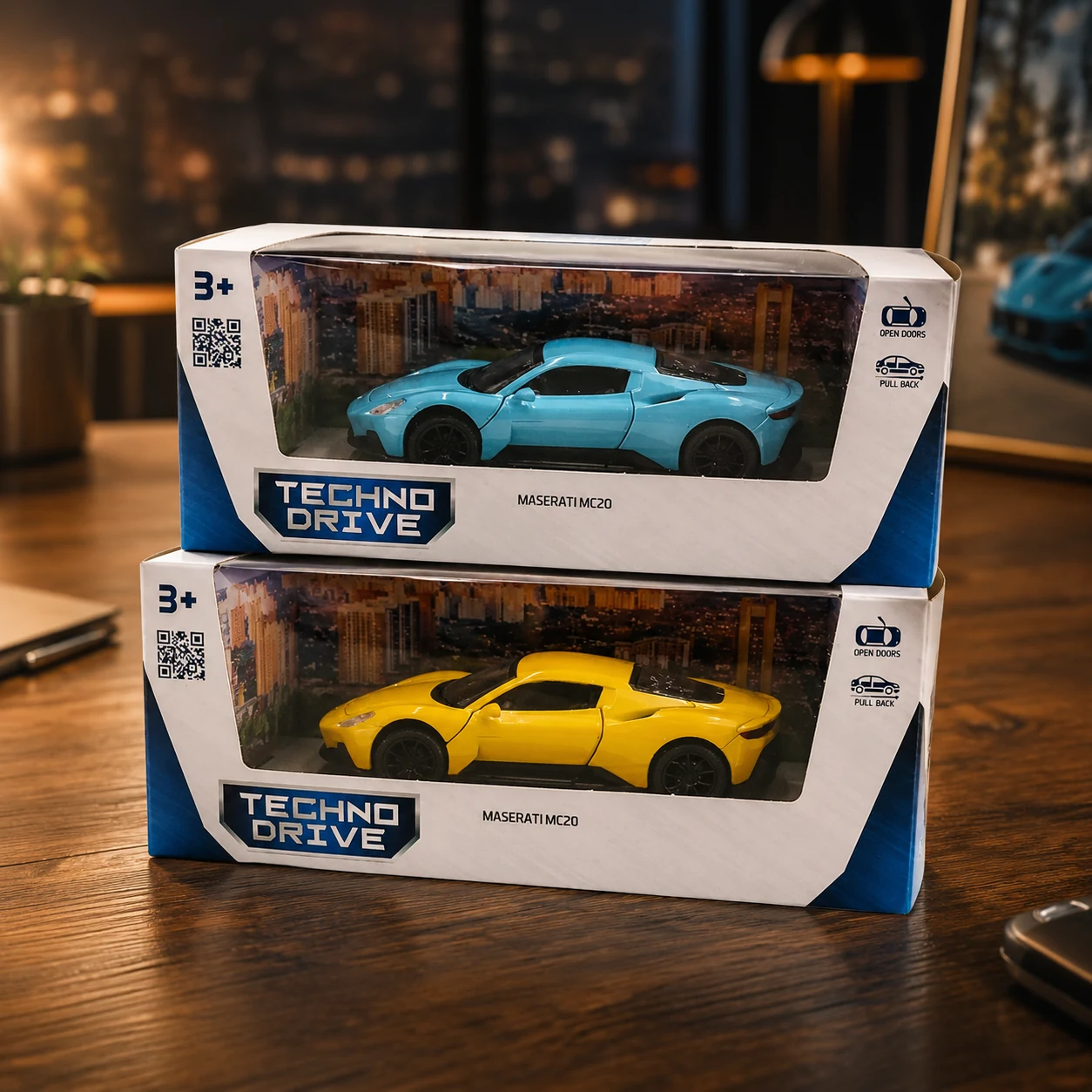 Автомодель - MASERATI MC20 синій жовтий 250950 — 