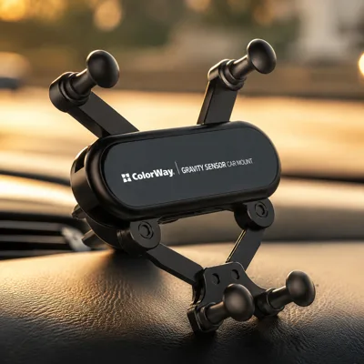 Автотримач ColorWay Gravity Sensor Holder Black (CW-CHG11-BK)