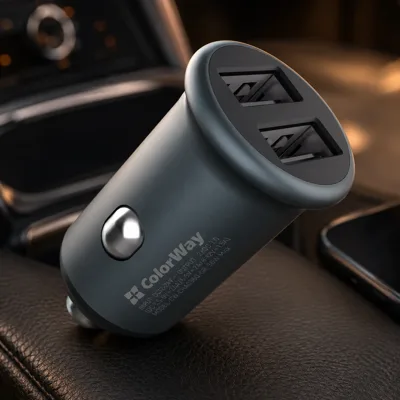 АЗП ColorWay 2USB Quick Charge 3.0 (36W) Gray (CW-CHA036Q-GR) устройство ColorWay 2USB Quick Charge 3.0 (36W) Gray (CW-CHA036Q-GR)