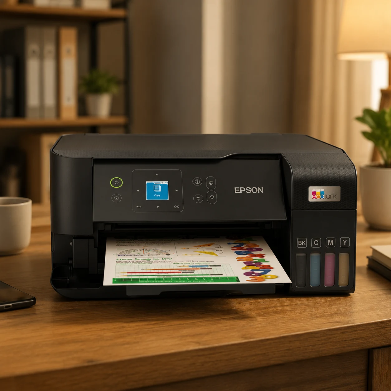 Багатофункціональний пристрій Epson EcoTank L3560 WiFi (C11CK58404) — Принтери та витратники