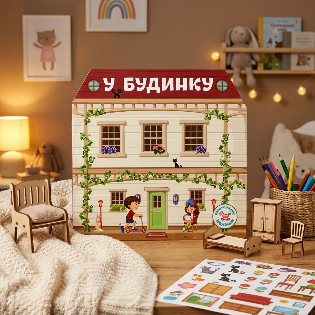 Багаторазовi налiпки. У будинку
