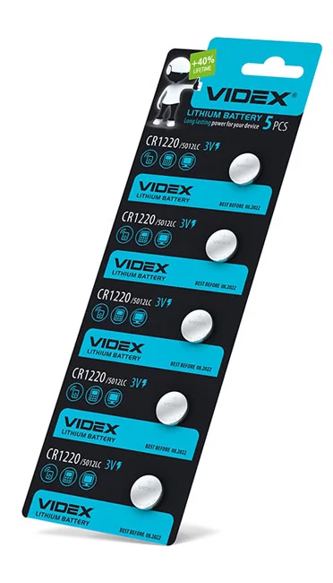 Батарейка CR1220 Videx — фото 2