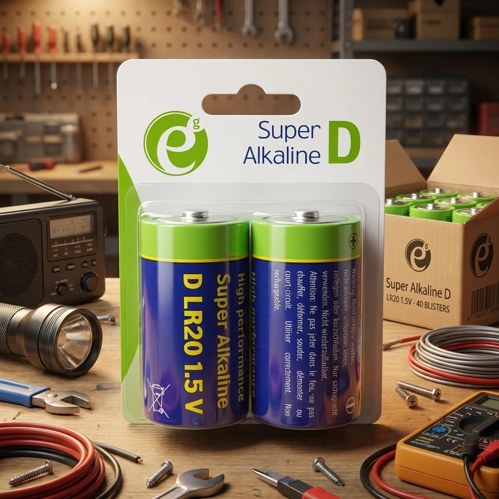 Батарейка LR20 EnerGenie