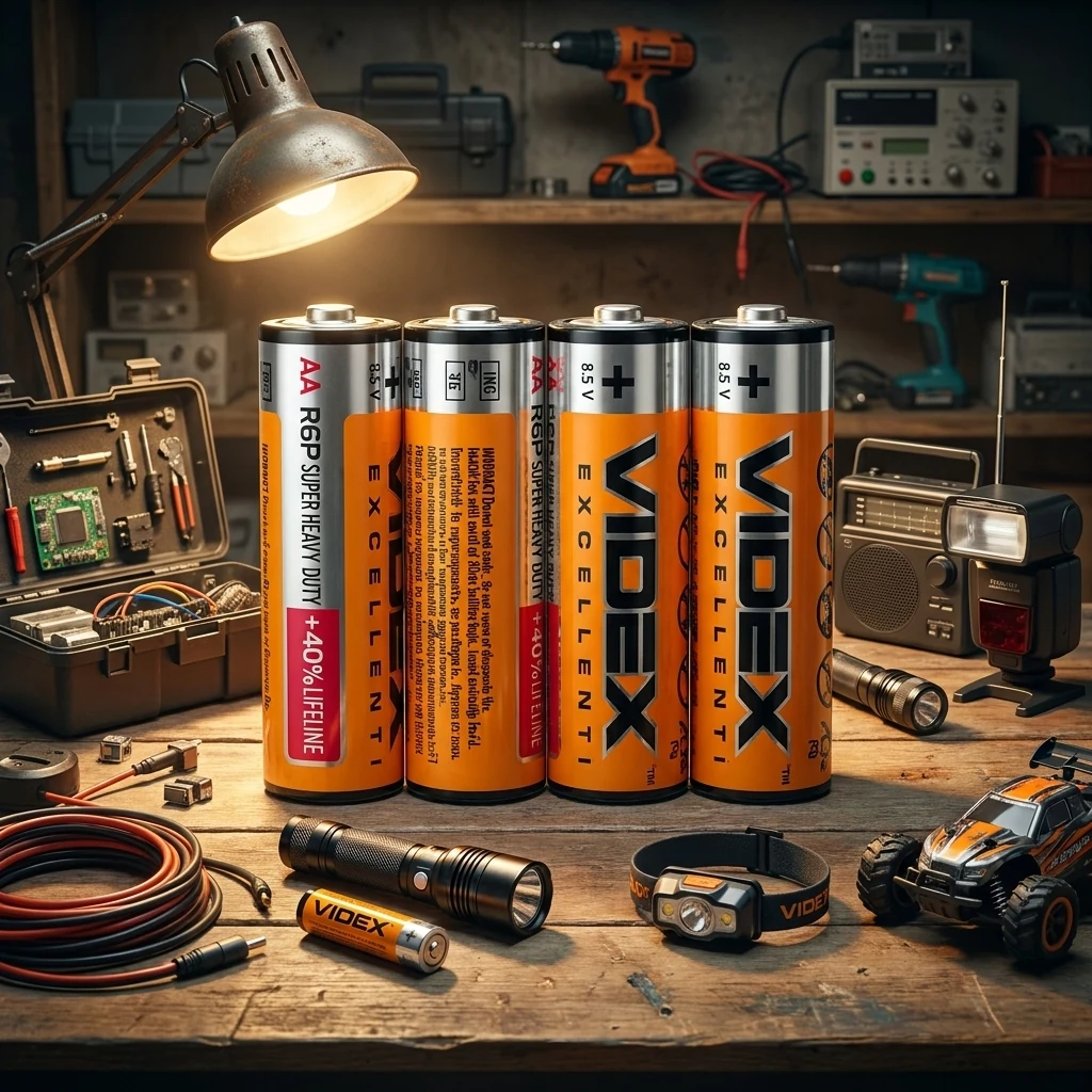 Батарейка R06 Videx/Titanum/Power Flash