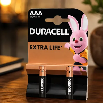 Батарейка DURACELL LR03 MN2400 1x2 шт. (AAA) 1.5V