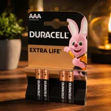 Батарейка DURACELL LR03 MN2400 1x4 шт. (AAA) 1.5V — фото 1