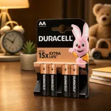 Батарейка DURACELL LR06 MN1500 1x4 шт. (AA) 1.5V — фото 1