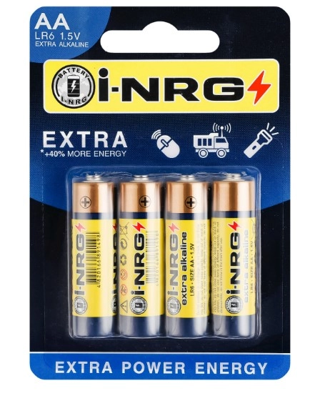 Батарейка i-NRG Extra 4AA - блістер 4 шт. — фото 2